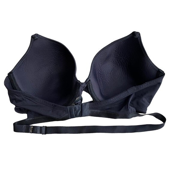 Le‎ Mystere 36D Convertible Low Back Strapless Bra Dos Nu Black - Picture 3 of 5